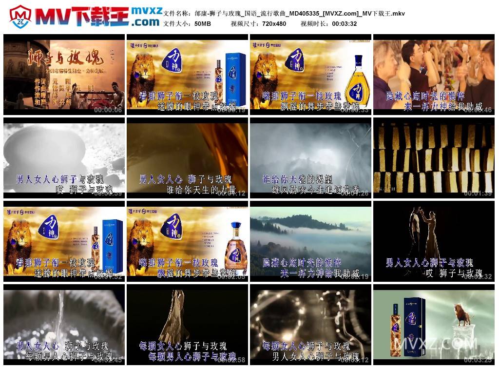 邰康-狮子与玫瑰_国语_流行歌曲_MD405335